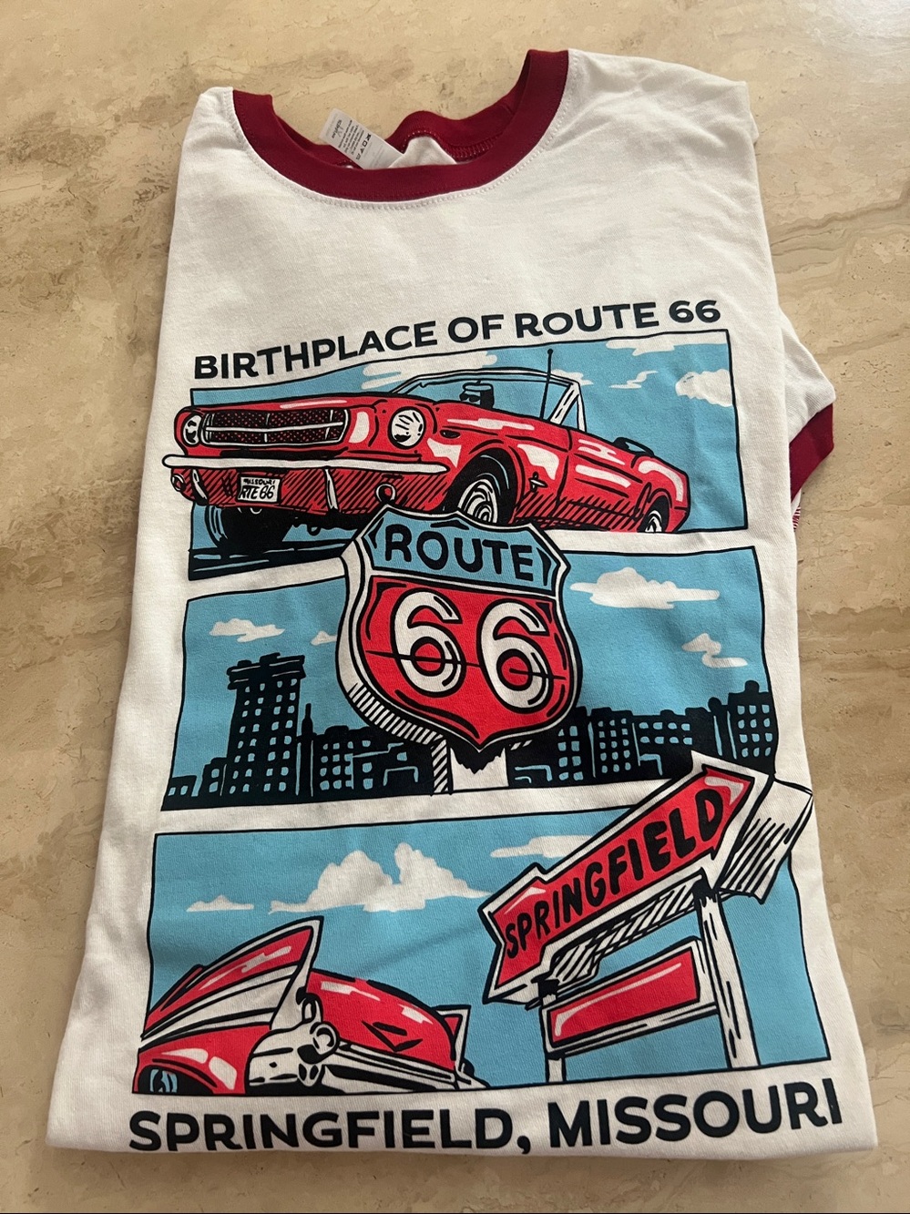 Route 66 Springfield Missouri Men’s T Shirt Size XL - Brand New!
